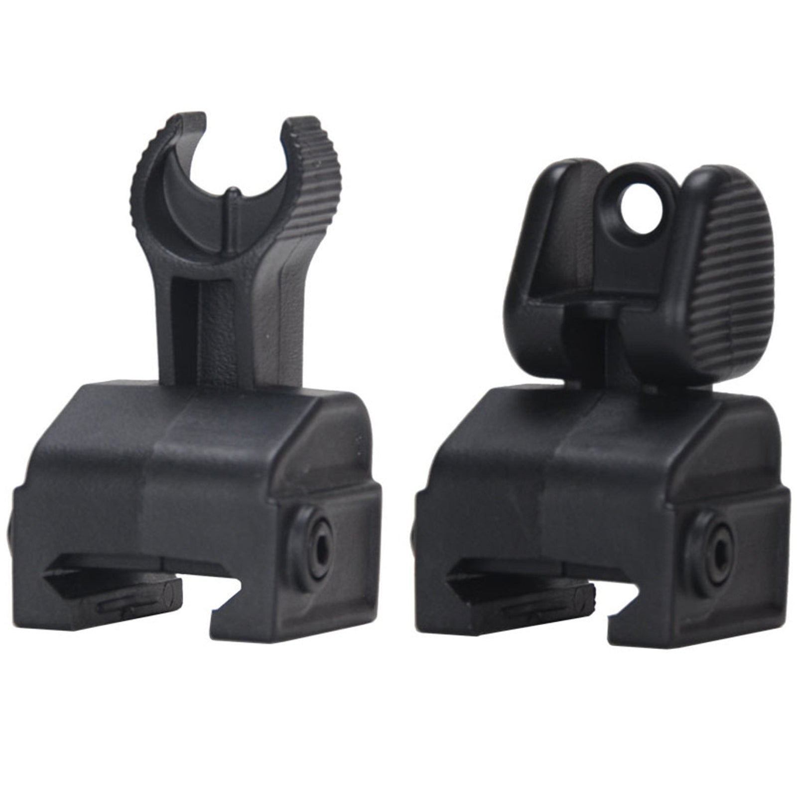 Front and Rear Flip-Up Sights - Kimme & Korn