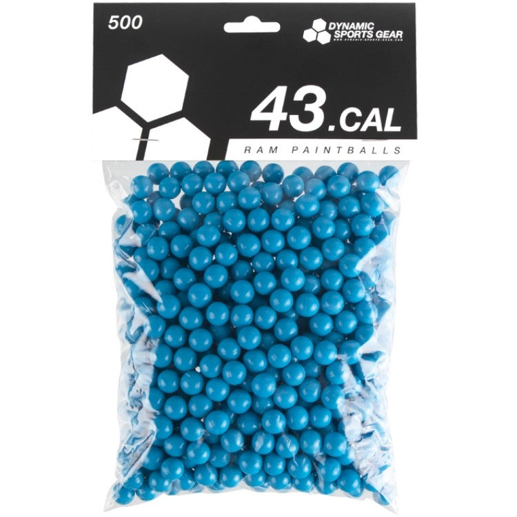 Dynamic Sports Gear RAM Paintballs Cal.43 (500er Beutel) - BLAU