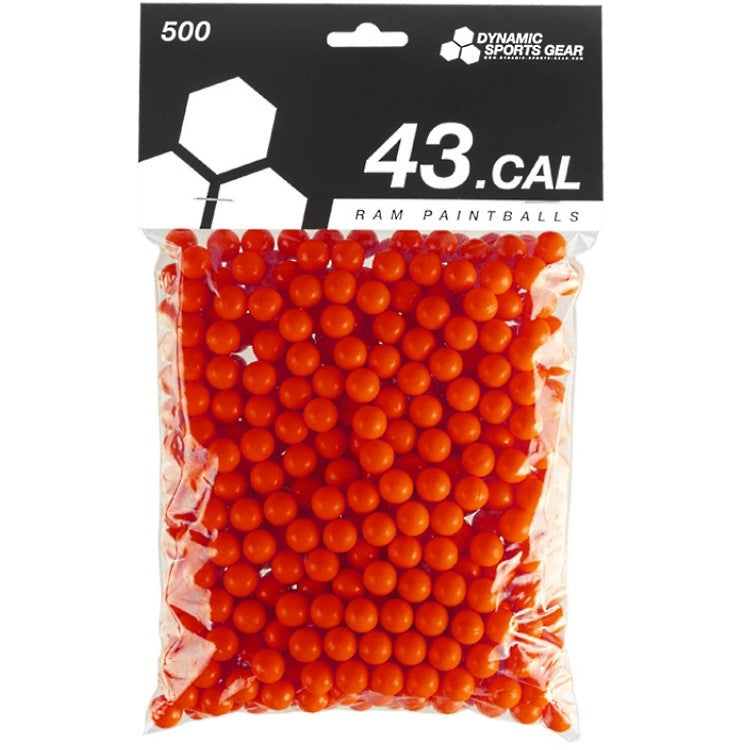 Dynamic Sports Gear RAM Paintballs Cal.43 (500er Beutel) - ROT