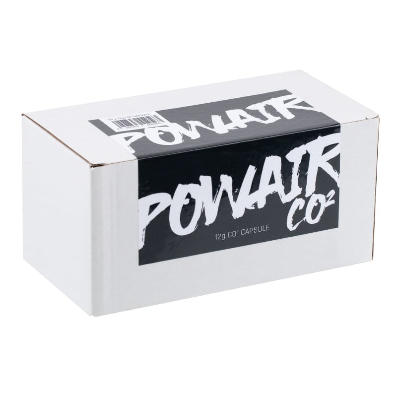 POWAIR 12g CO2 Kapseln (50ER BIG BOX) für Paintball Markierer und Airsoft