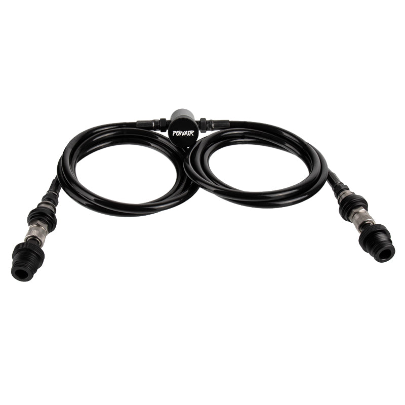 PowAir Double Hose Paintball Remote System mit ON/OFF