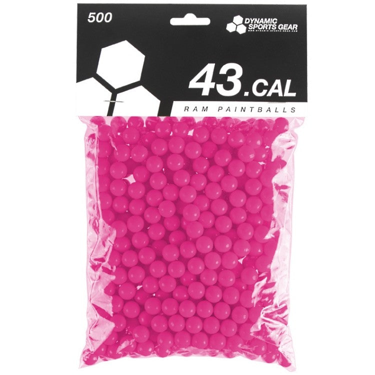 Dynamic Sports Gear RAM Paintballs Cal.43 (500er Beutel) - PINK