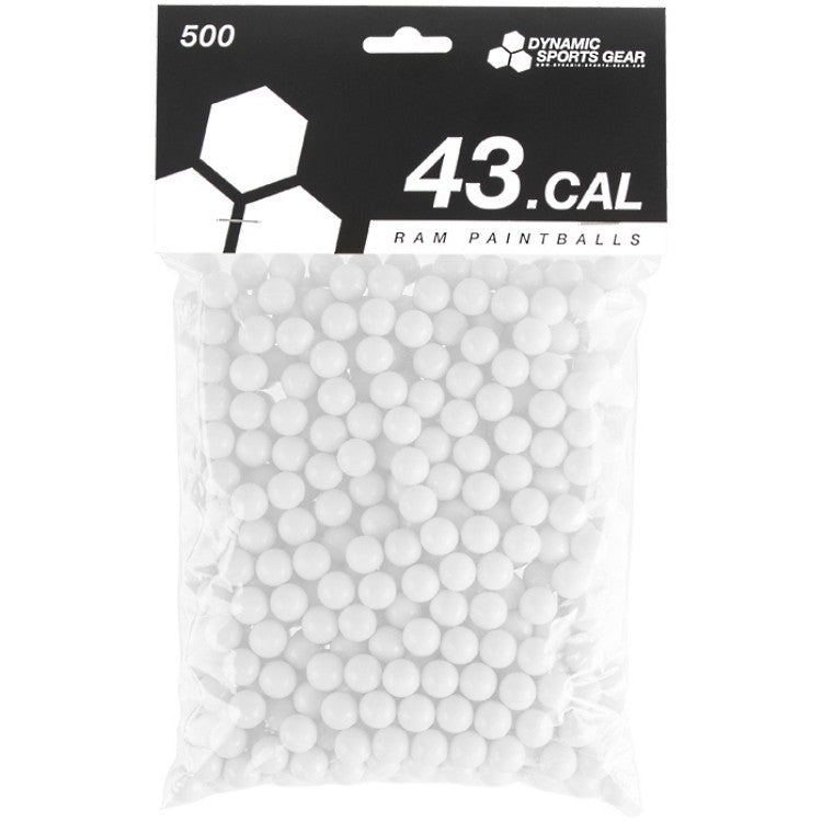 Dynamic Sports Gear RAM Paintballs Cal.43 (500er Beutel) - WEISS