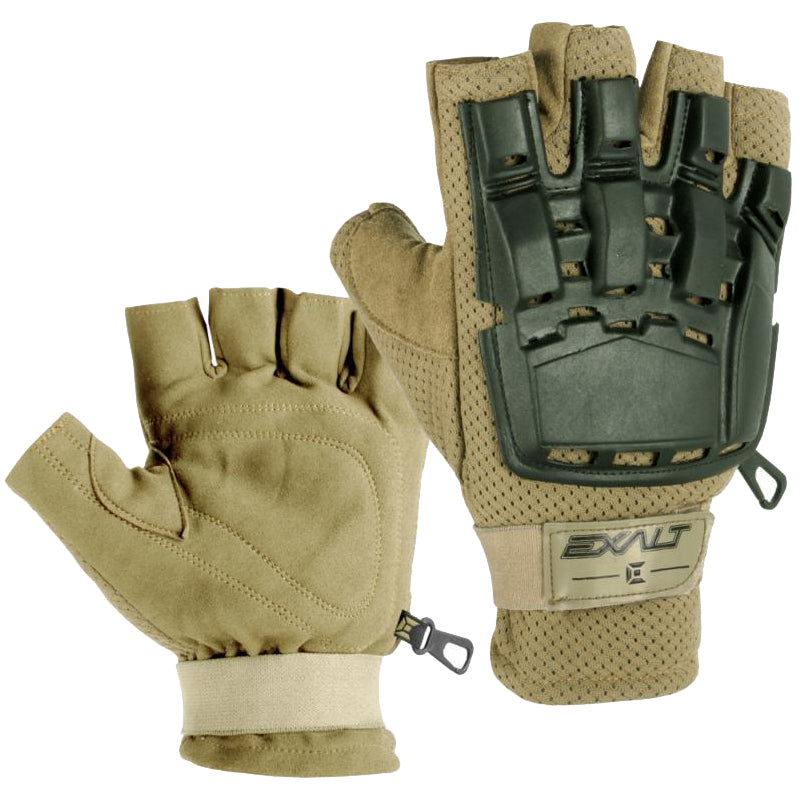 Exalt HardShell Paintball Handschuhe tan