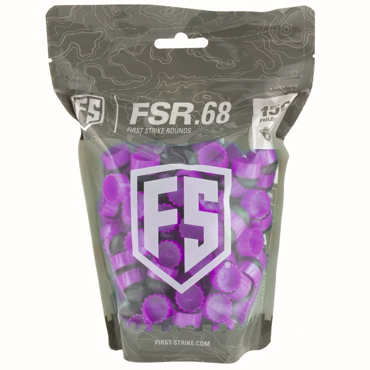 First Strike Paintballs 150 Stück - grau/lila