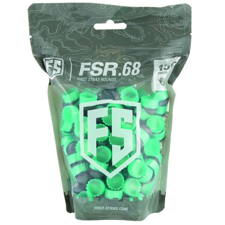 First Strike Paintballs 150 Stück - grau/mintgrün