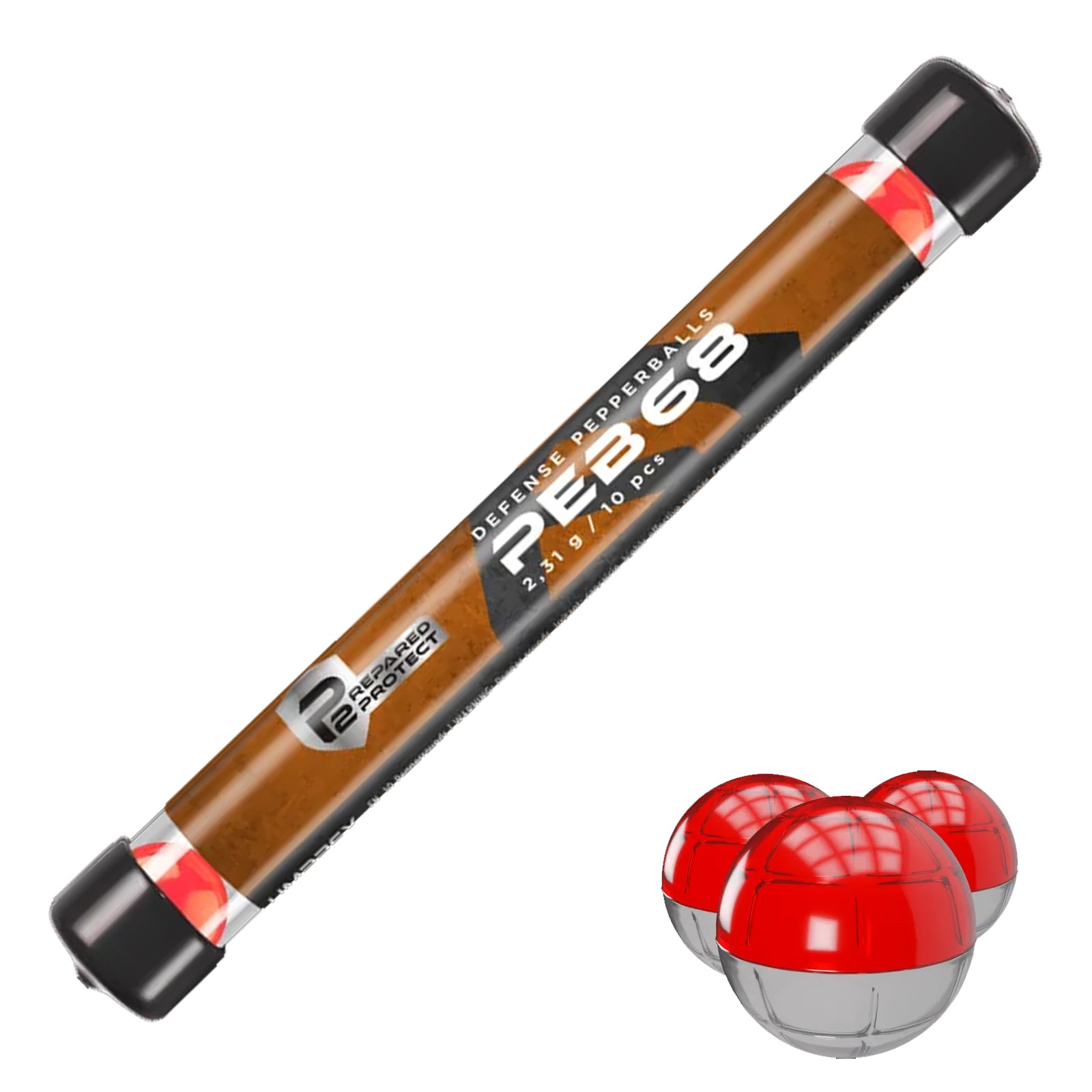 P2P Defense PEB 68 Pepperballs Cal.68