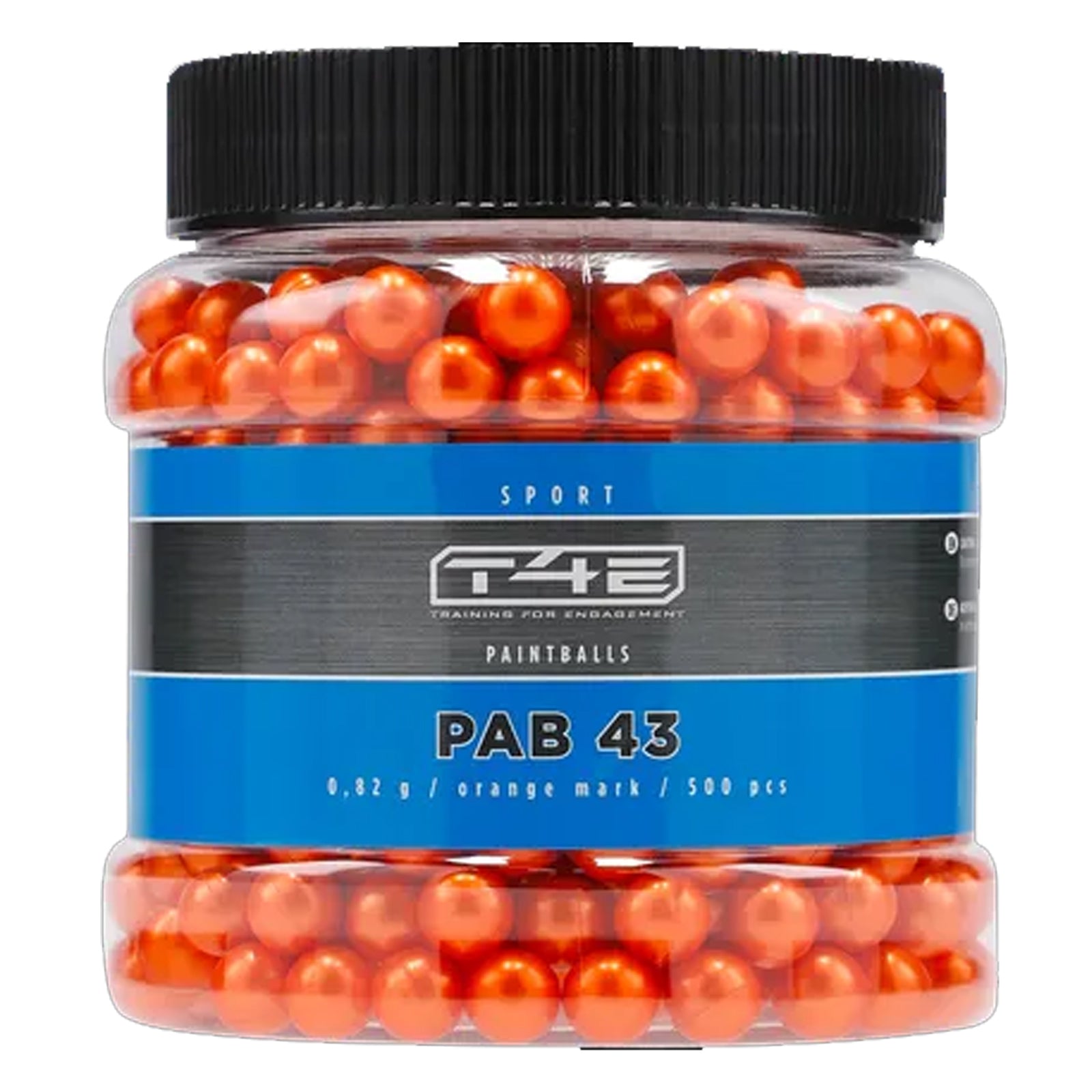 T4E Sport PAB 43 Paintballs Cal.43 - 500 Stück