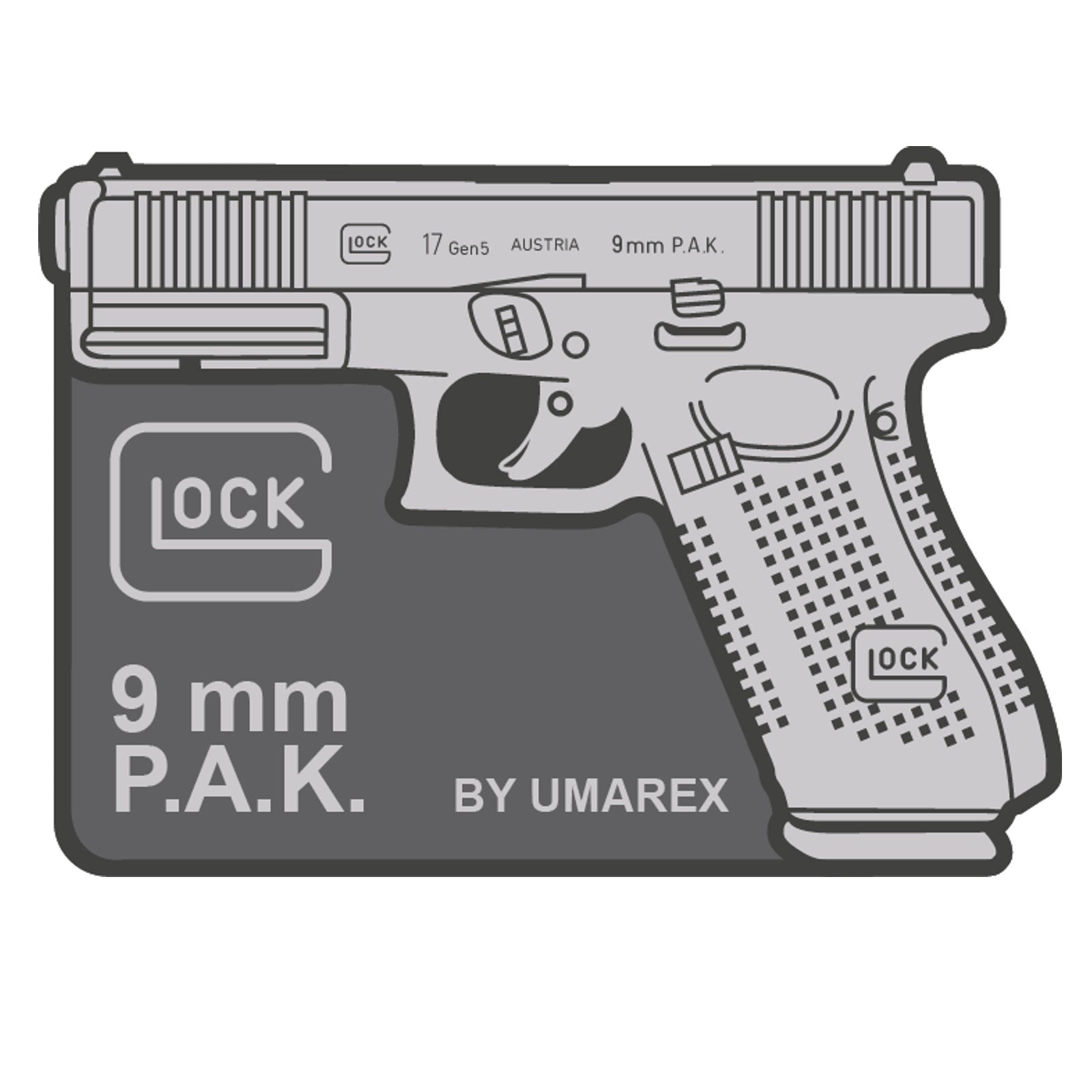 T4E GLOCK 17 Gen2 Klettpatch Rubber Patch