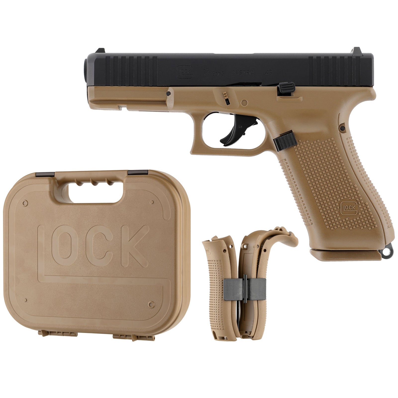 T4E GLOCK 17 Gen5 Pistole Cal.43 French Army - Coyote Tan
