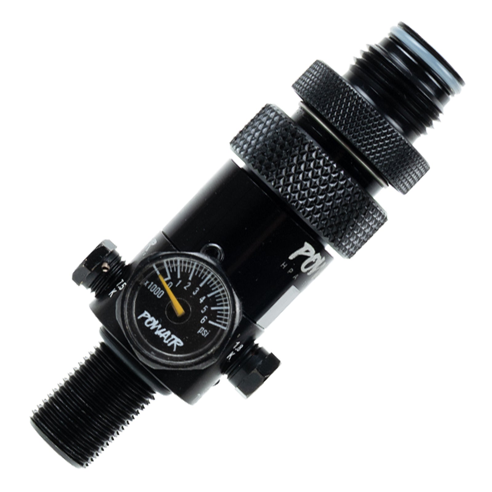 Powair 360 Grad Valve Head Bonnet mit On/Off Ventil für PowAir MaxReg Regulatoren - 200 oder 300 Bar