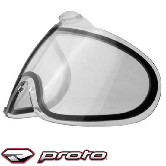 Proto Switch EL / FS / Dye Axis Paintball Thermal Masken Glas - clear