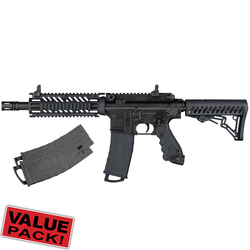Tippmann TMC Magfed Markierer Cal.68 + 2 Extra Magazine schwarz - Sparpaket