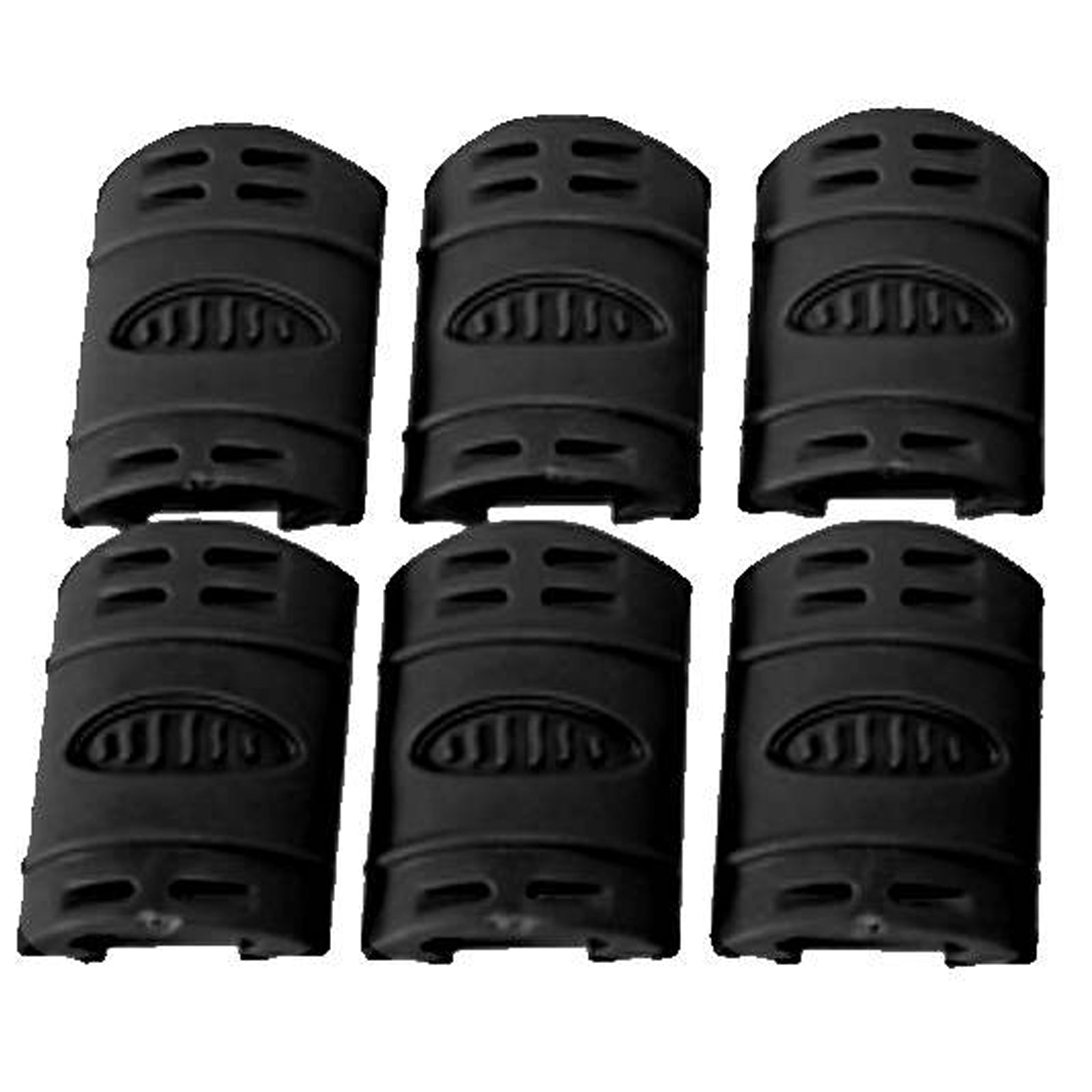 AR-15 Weaver Rail Gummi Cover - 6Stück