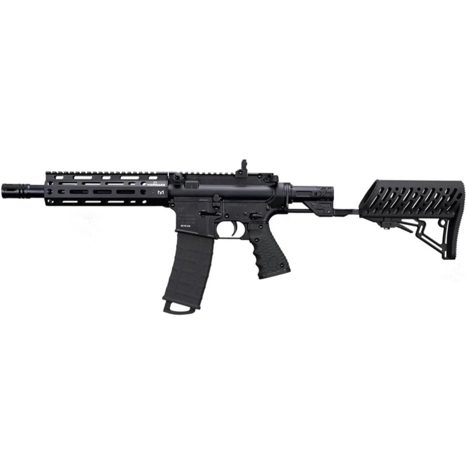 Tippmann TMC Elite MagFed Paintball Markierer Cal.68 inkl. Air Stock, 0.2L HP